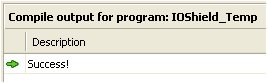 Successful compilation
